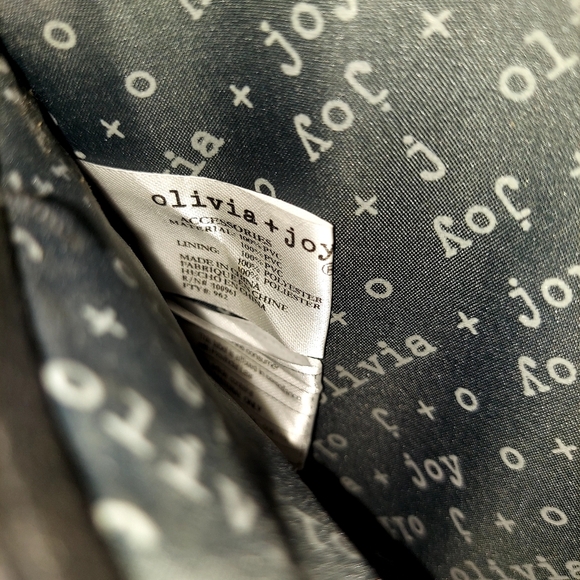 NWOT OLIVA + JOY NEW YORK DESIGNER WRISTLET & COIN PURSE POUCH GENUINE LEATHER - Picture 2 of 14